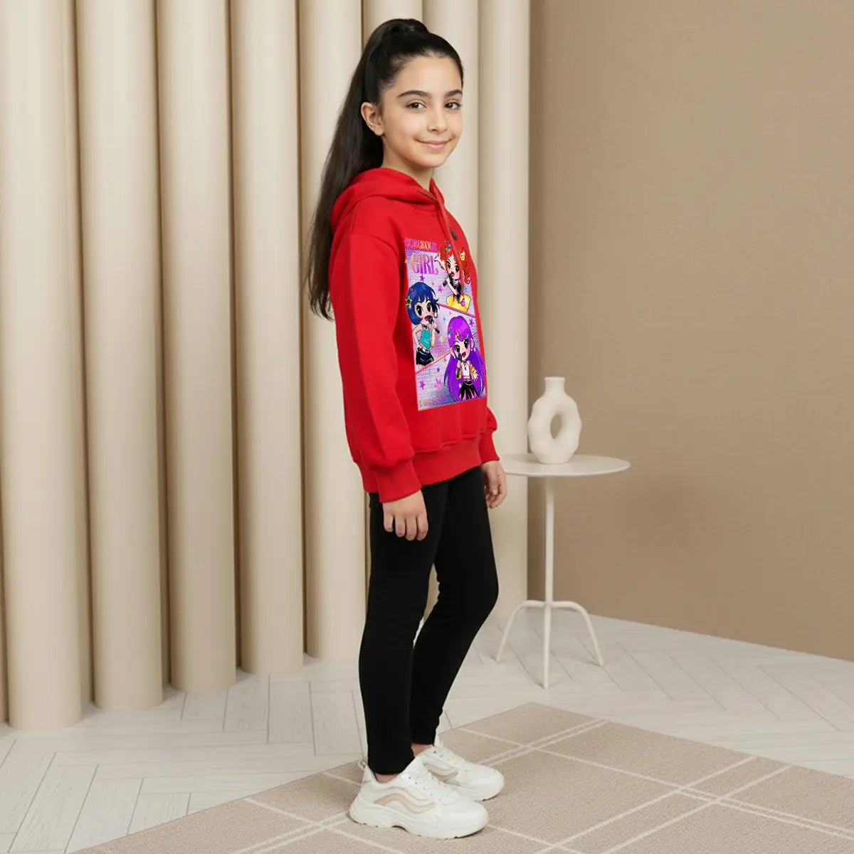 Girls Red K-Pop Gorgeous-Girl Graphics Hoodie Sweatshirts & Hoodies