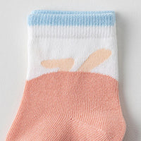 Pack of 4 Girls Multicolour Jacquard Design Ankle Length Socks Socks