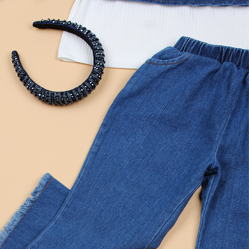 Girls Denim Set Casual Gift Hamper Sets