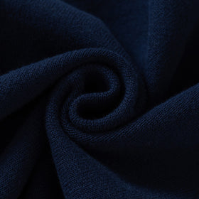 Boys Navy Blue Long Sleeve Cardigan With Sleeve cuff And Neck Stripes Sweaters & Cardigans