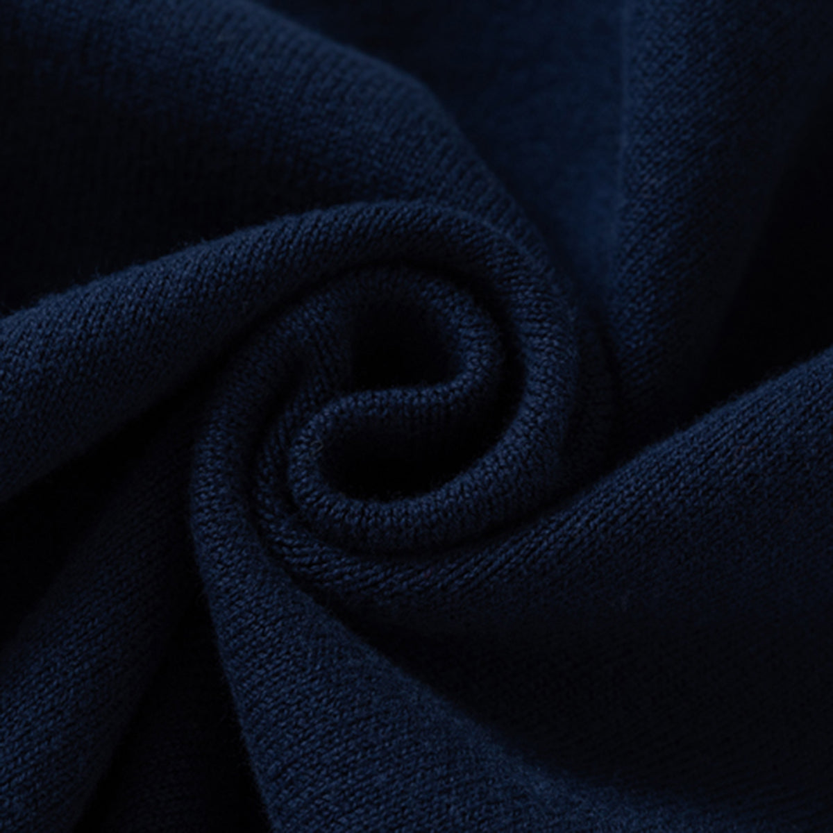 Boys Navy Blue Long Sleeve Cardigan With Sleeve cuff And Neck Stripes Sweaters & Cardigans