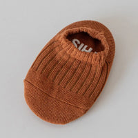 Pack of 5 Boys Multicolour Ribbed Knit Cotton Shoe Liner Socks Socks