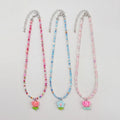 Pack Of 3 Girls Multicolour Floral Beads Necklace Sets Necklace and Chains Multicolor Onesize