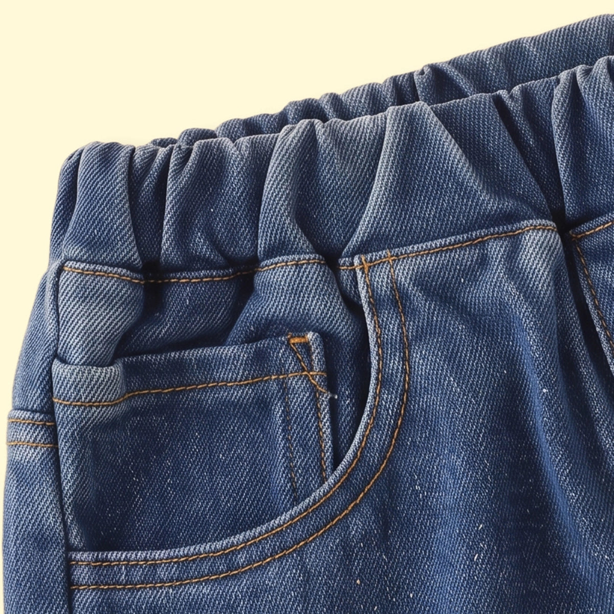 Boys Blue Distressed Elasticated Waist Denim Pants Pants