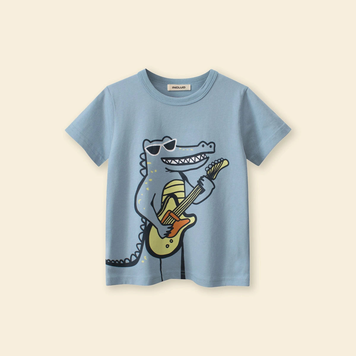 Boys Grey Graphic Cartoon Printed T-Shirt Tshirts