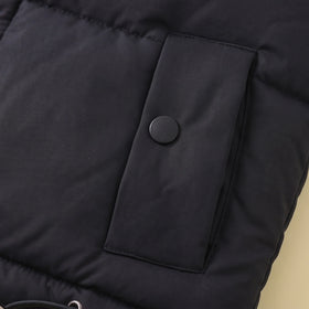 Boys Black Sleeveless Puffer Jacket Coats & Jackets