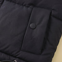 Boys Black Sleeveless Puffer Jacket Coats & Jackets