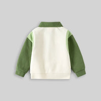 Boys Off White Typographic Embroidered Polo Sweatshirt Sweatshirts & Hoodies