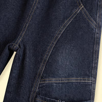 Boys Dark Blue Denim Cargo Shorts Cargo Shorts