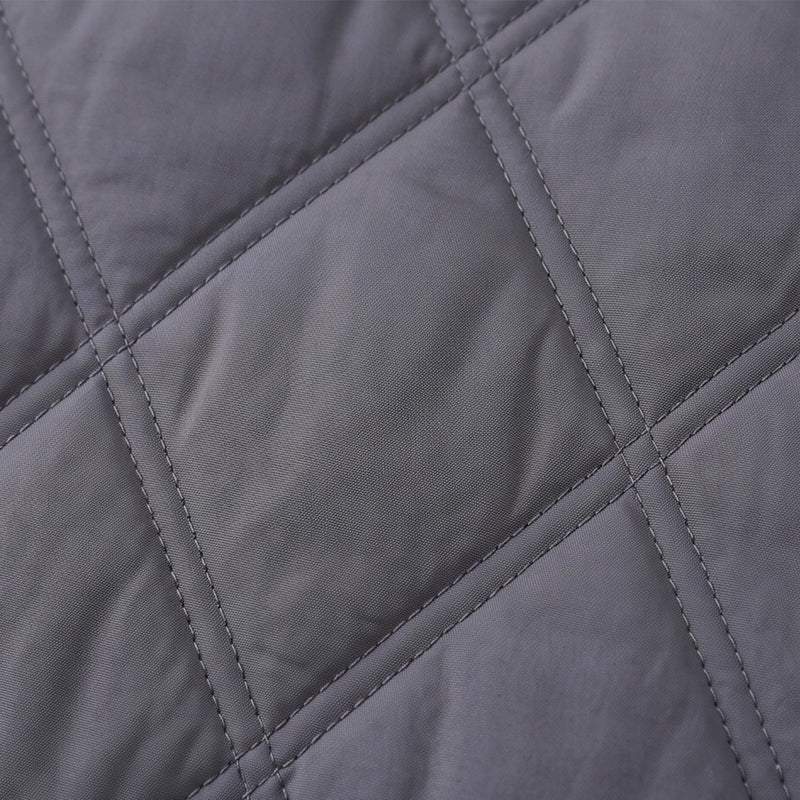 Boys Grey Long Sleeve Hooded Puffer Jacket Coats & Jackets