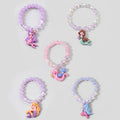 Pack Of 5 Girls Multicolour Mermaid Bead Bracelet Sets Bracelet Multicolor Onesize
