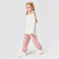 Girls Elasticated Relaxed Fit Jogger Joggers   