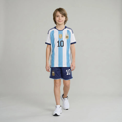 Boys Blue Alphanumeric Print Short Sleeve T-Shirt With Shorts Sets 2 pc. Sets Blue 2-3 Y