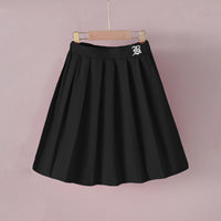 Girls Black Pleated Flared Skirt Skirts Black 8-9 Y