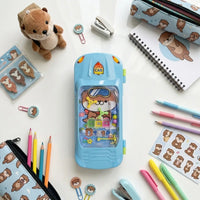 Sky Blue Otter Magic Car Lock Pencil Box Trending Accessories