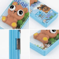 Squishy Pop Eye Bunny Pencil Pouch for Girls & Boys Trending Accessories