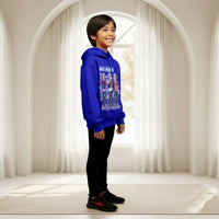 Boys Dark Blue K-Pop Neo-Sound Graphics Hoodies Sweatshirts & Hoodies