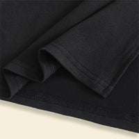 Girls Black Solid Sleeveless Maxi Dress With Contrast Trims Details Casual Dresses