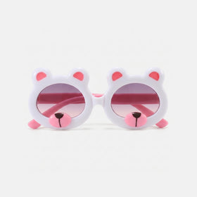 Girls White Bear Shaped Sunglasses Sunglasses