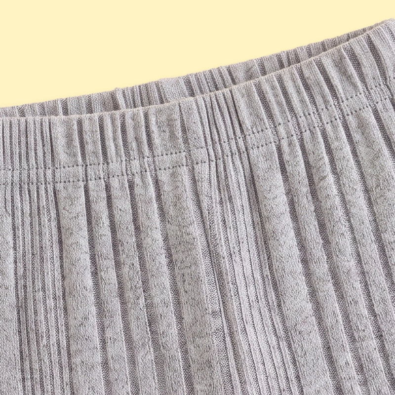 Girls Grey Textured Longline Open Front Cardigan With Cami Top & Pants Sets 3 pc. Sets