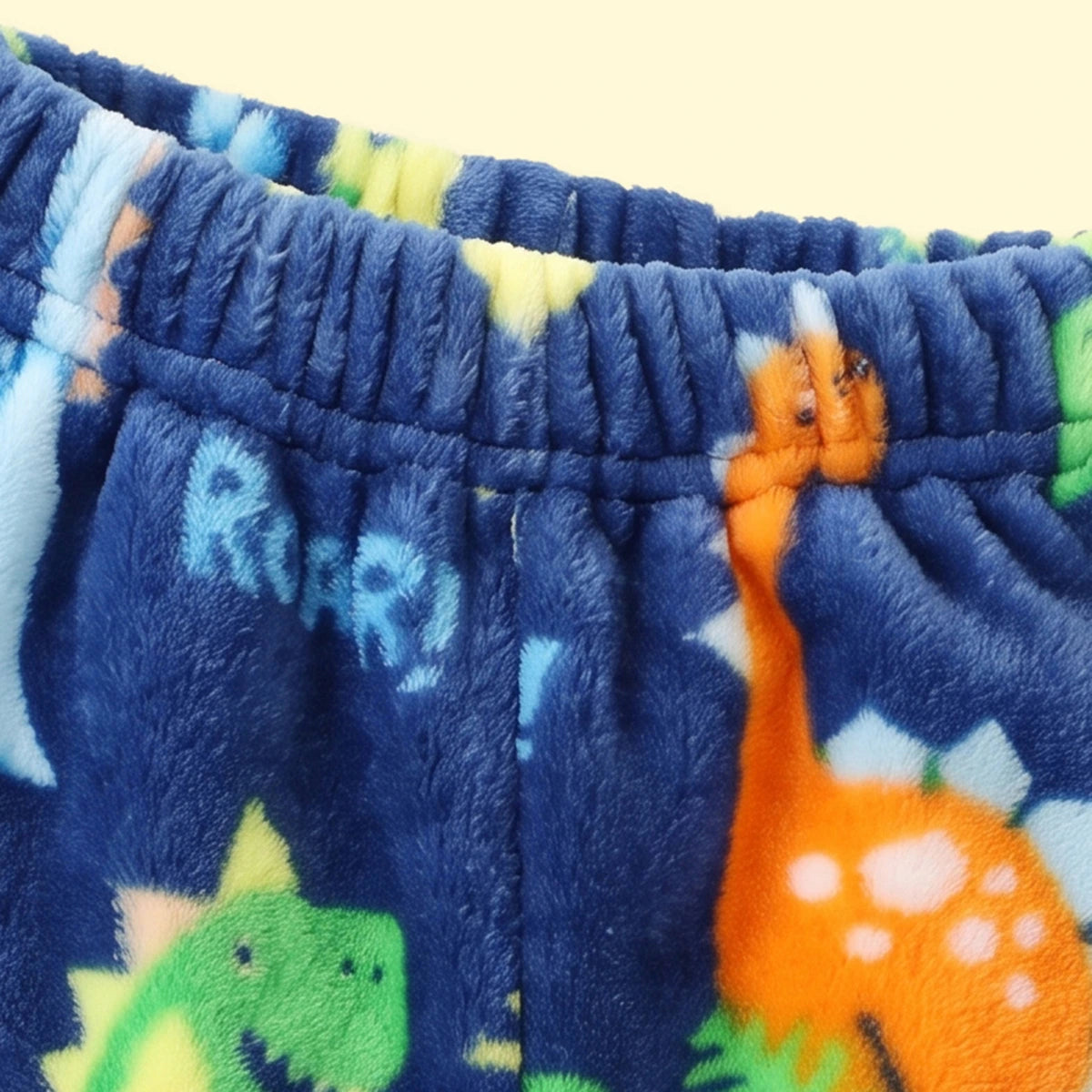 Boys Dark Blue Dinosaur Print Fleece Sweatshirt With Pants Sets 2 pc. Sets