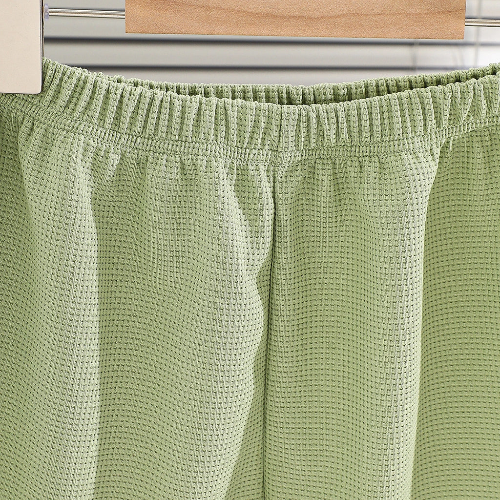 Boys Olive Green Colour-blocked T-Shirt & Shorts Co-ord Sets Sets
