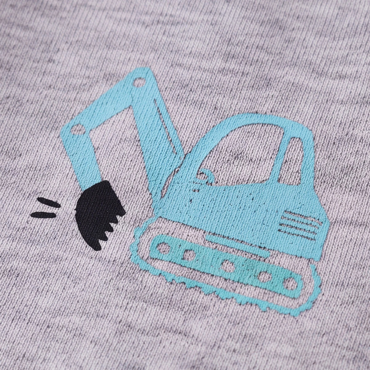 Boys Grey Round Neck Graphic Sweatshirt Sweatshirts & Hoodies