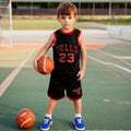 Boys Text Print Knee Length Shorts Shorts & Bermudas Black 2-3 Y