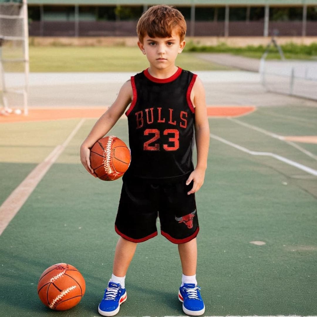 Boys Text Print Knee Length Shorts Shorts & Bermudas Black 2-3 Y
