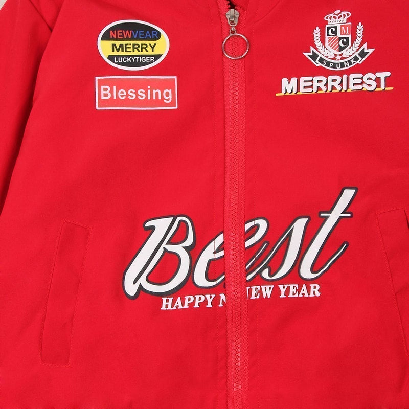 Boys Red Bomber Jackets (Copy) Coats & Jackets