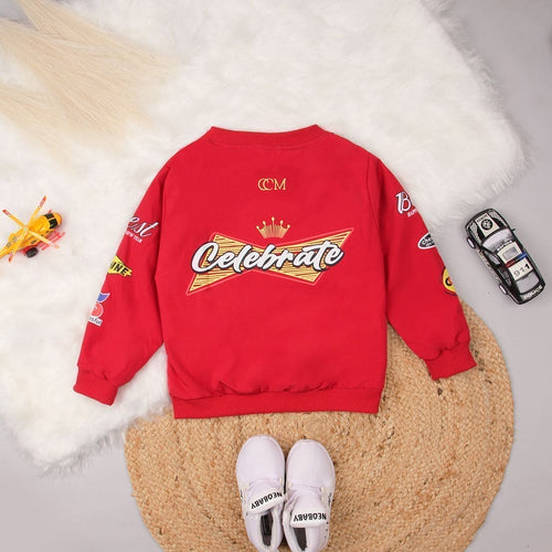 Boys Red Bomber Jackets (Copy) Coats & Jackets