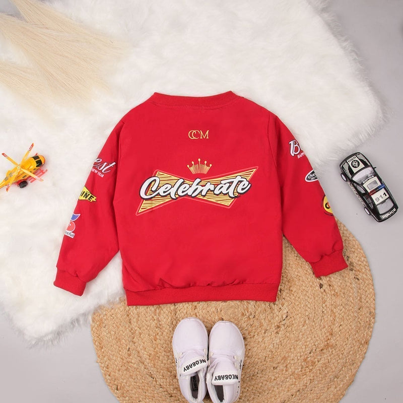Boys Red Bomber Jackets (Copy) Coats & Jackets