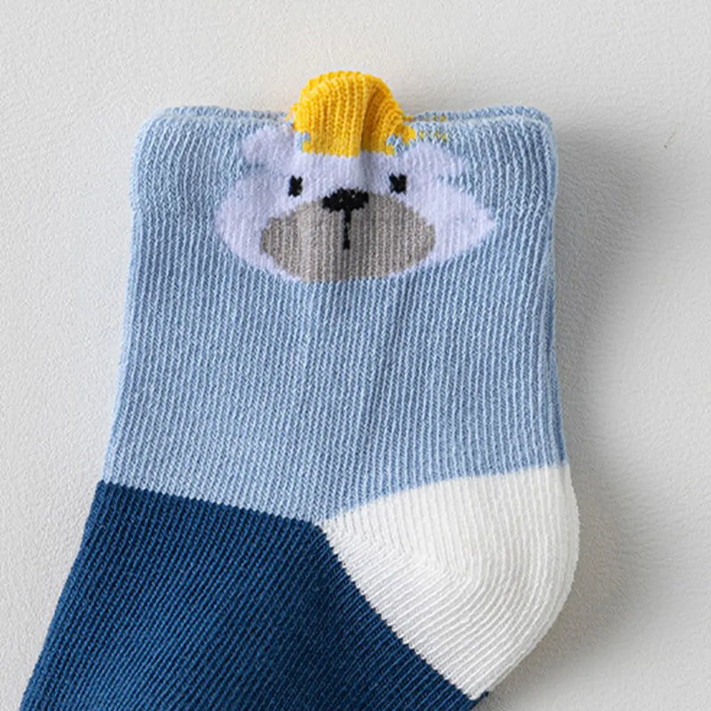 Pack of 3 Boys Multicolour Jacquard Ankle Length Socks Socks