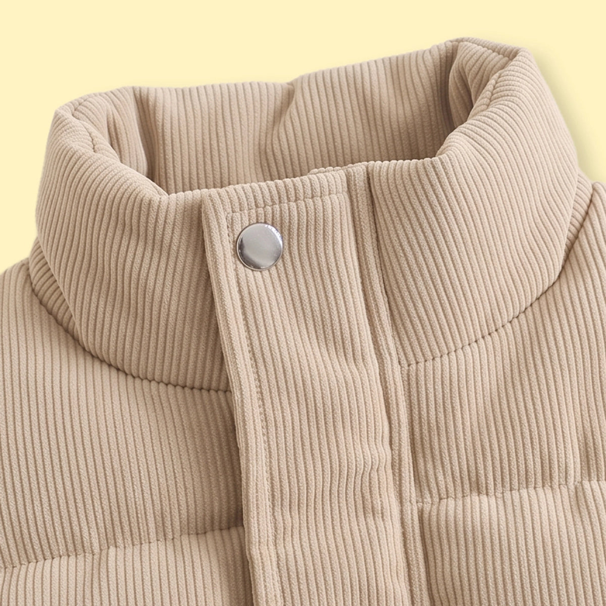 Boys Beige Textured Long Sleeve Jacket Coats & Jackets