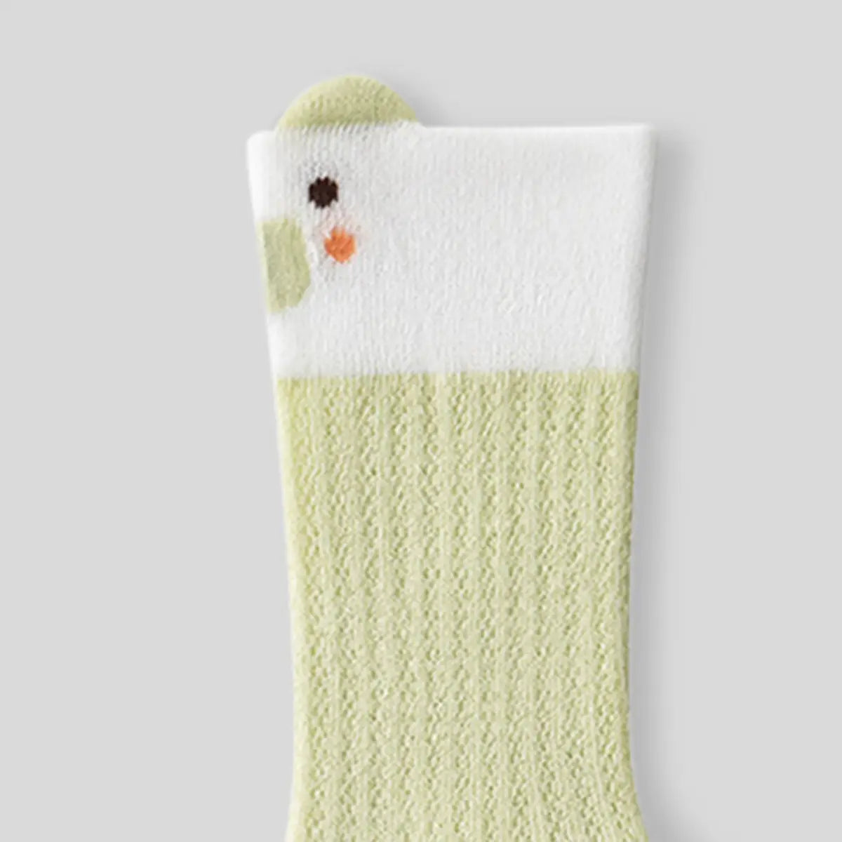 Pack of 6 Girls Multicolor Animal Motif Calf Length Cotton Socks Socks
