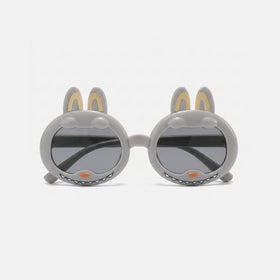 Unisex Grey Bunny Shaped Sunglasses Sunglasses Grey Onesize