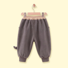 Boys Grey Dinosaur Applique Jogger Joggers