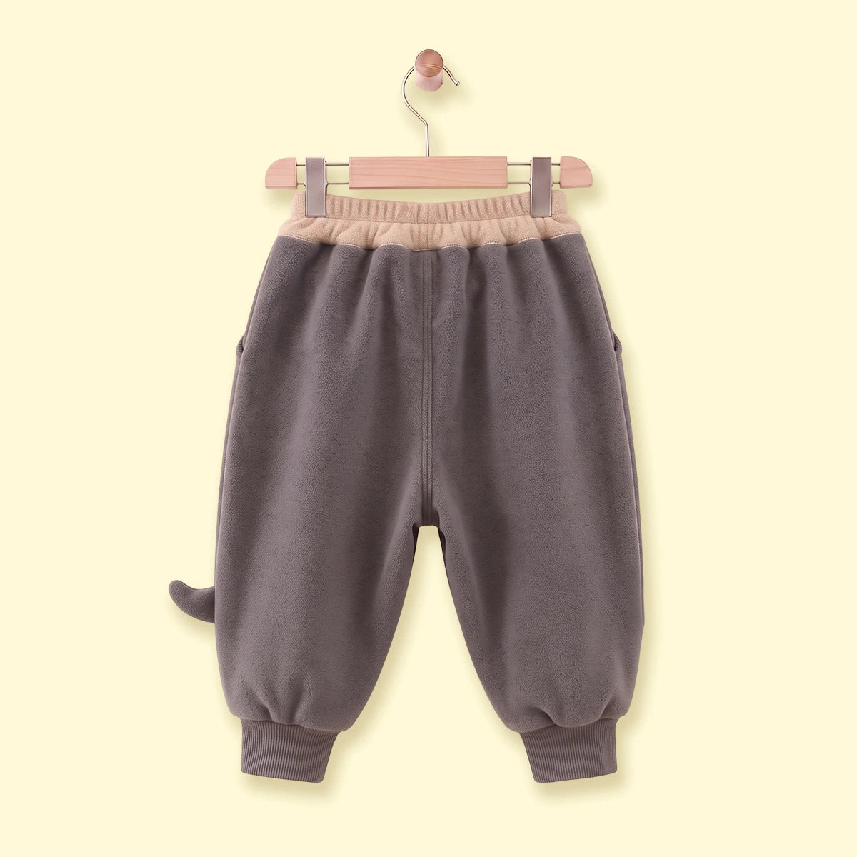 Boys Grey Dinosaur Applique Jogger Joggers