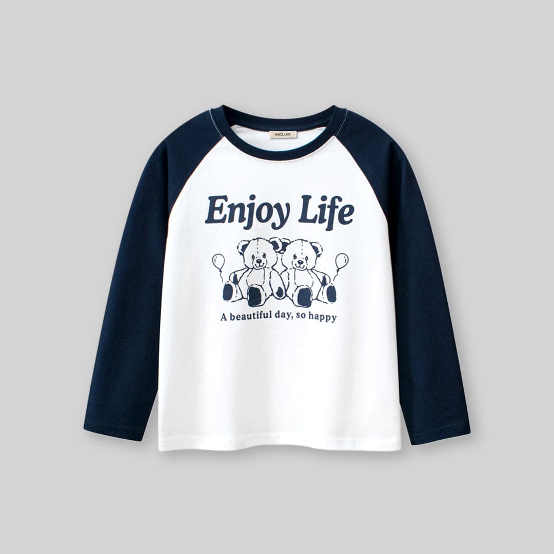 Boys Graphic Print Raglan Sleeves T-shirt Tshirts   