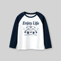 Boys Graphic Print Raglan Sleeves T-shirt Tshirts   