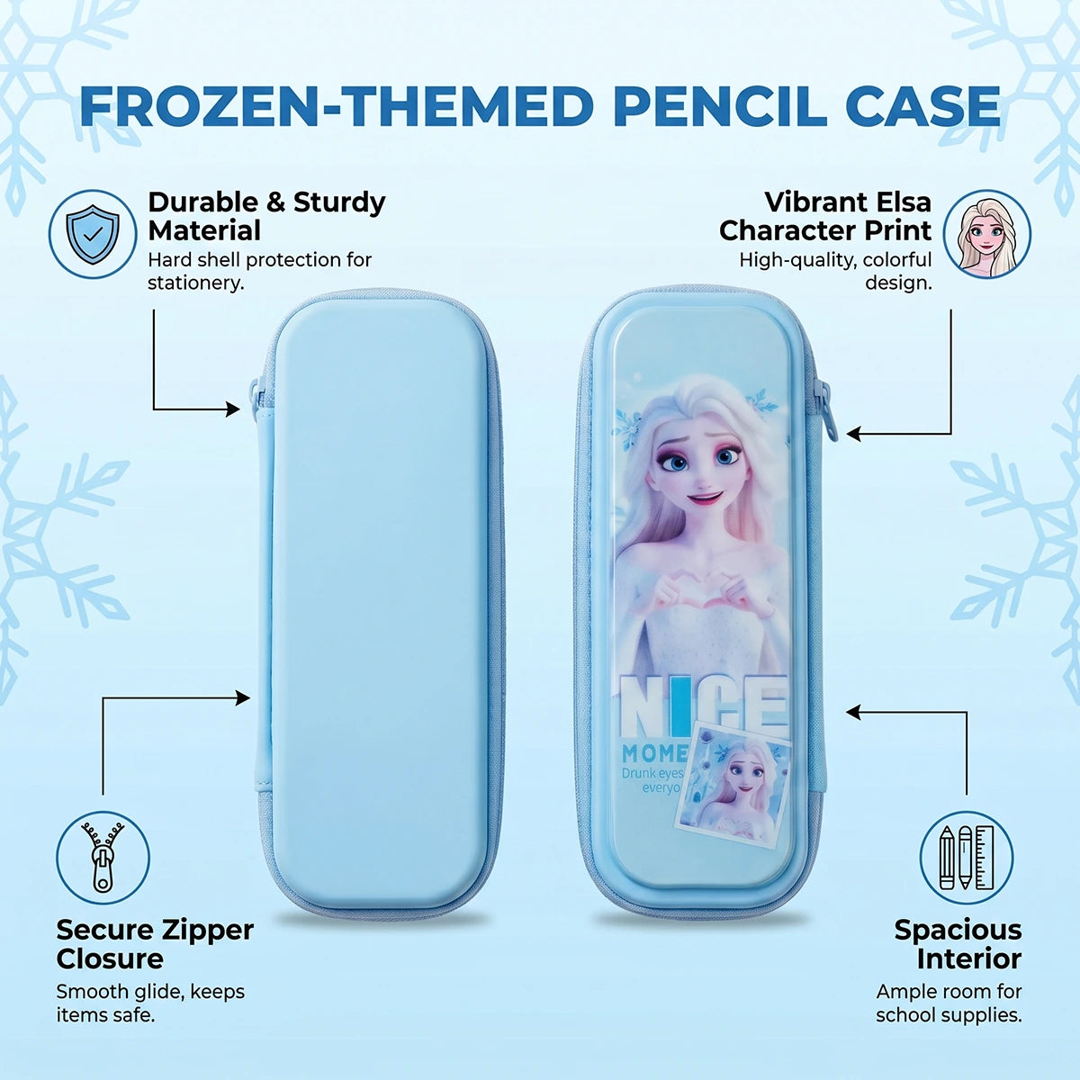 Elsa Nice Moment Character Pencil Box Trending Accessories