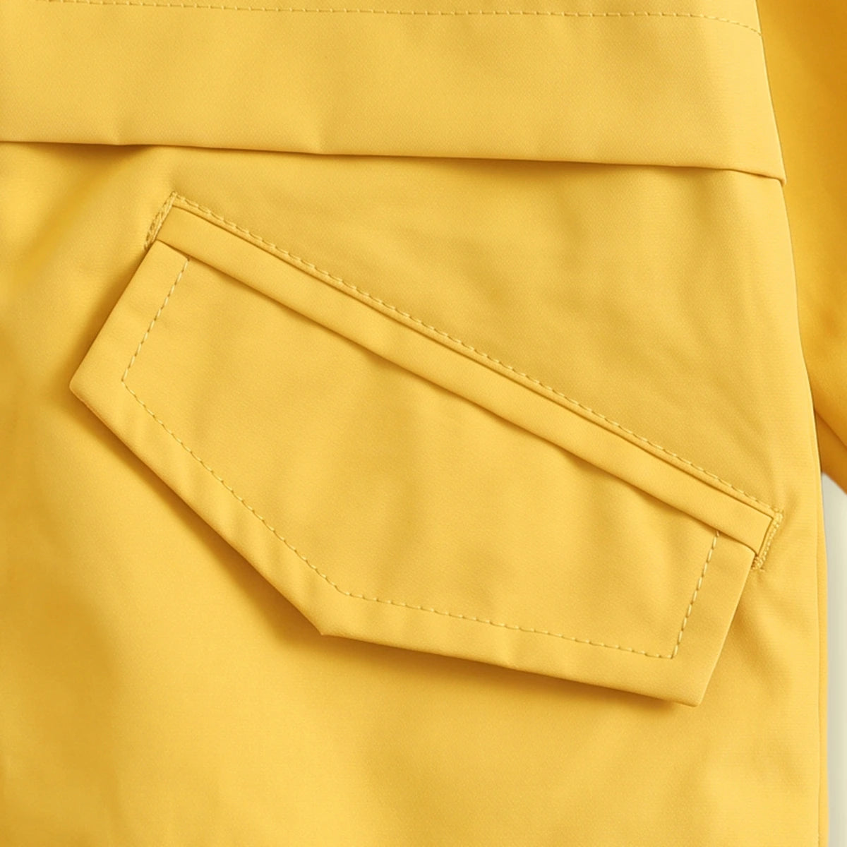 Boys Yellow Hooded Zip-up Jacket Coats & Jackets
