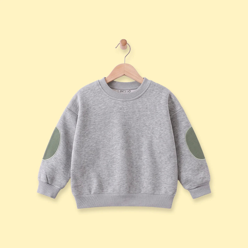 Boys Grey Long Sleeve Sweatshirt Sweatshirts & Hoodies Grey 1-2 Y