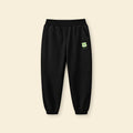 Girls Elasticated Knitted Joggers Trackpants & Joggers Black 1-2 Y 
