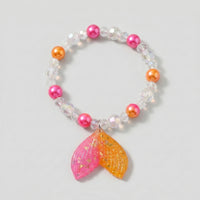 Pack Of 5 Girls Multicolour Mermaid Tail Charm Bracelet Sets Bracelet