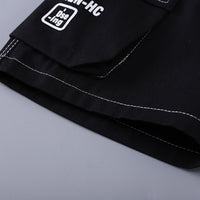 Boys Alphabetic Printed T-Shirt With Black Cargo Shorts Set 2 pc. Sets