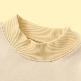 Boys Beige Typography Print Long Sleeve Sweatshirt Sweatshirts & Hoodies