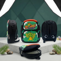 Boys Green Dinosaur Front Hard-Shell School Backpack Trending Accessories