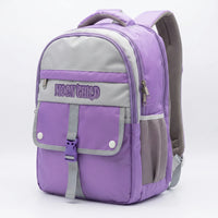 Kids Purple Multi-Compartment School Backpack Trending Accessories Purple Onesize
