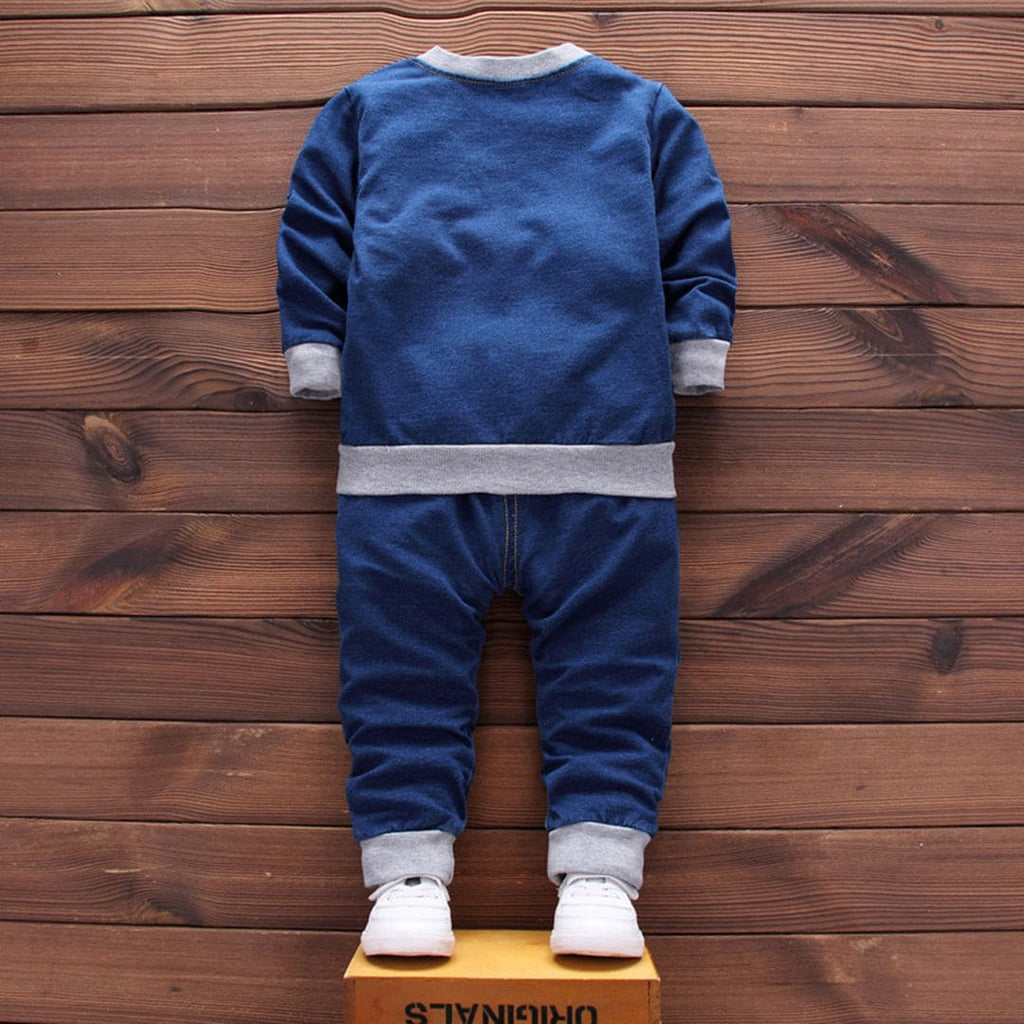 Boys Green Dinosaur Graphic T-Shirt With Denim Jacket & Pants Set Sets   